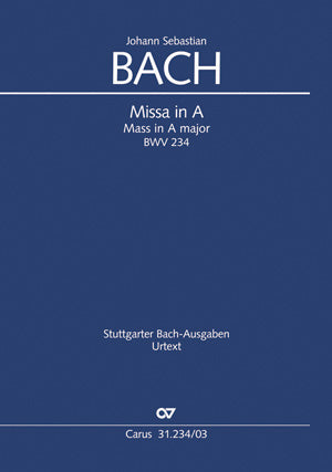 Missa in A, BWV 234 [ヴォーカル・スコア]