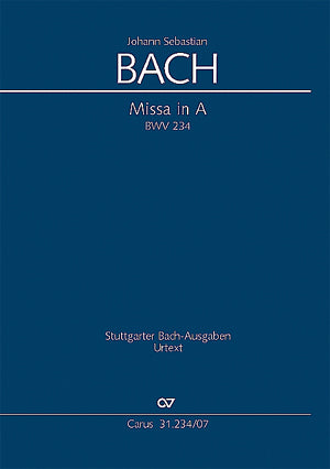Missa in A, BWV 234 [study score]