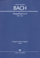 Magnificat in D, BWV 243 [study score]