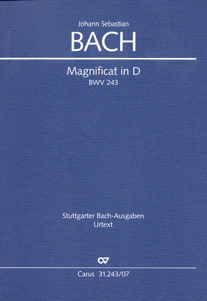 Magnificat in D, BWV 243 [study score]