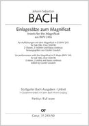 Einlagesätze zum Magnificat aus BWV 243a (Score)