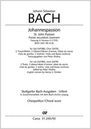 Johannespassion = St. John Passion, BWV 245, Version 2（合唱楽譜）