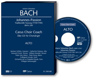 Johannespassion = St. John Passion, BWV 245 [練習用CD, alto]