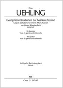 Evangelienrezitationen zur Markus-Passion (Score)