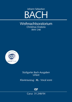Weihnachtsoratorium BWV 248, Teile I-VI（ヴォーカル・スコア、拡大文字版）