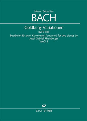Aria mit 30 Veränderungen, BWV 988 [score]
