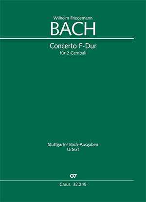 Concerto in F-Dur für 2 Cembali, BR-WFB A 12