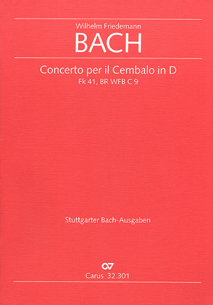Concerto per il Cembalo in D, BR-WFB C 9 [score]