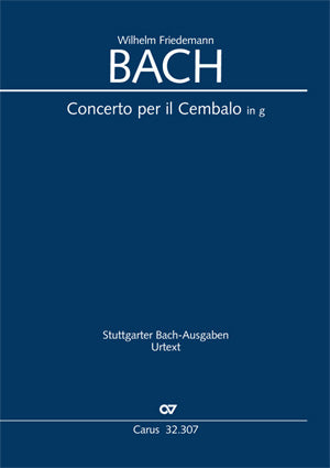 Concerto per il Cembalo in g, BR-WFB C 17 [score]