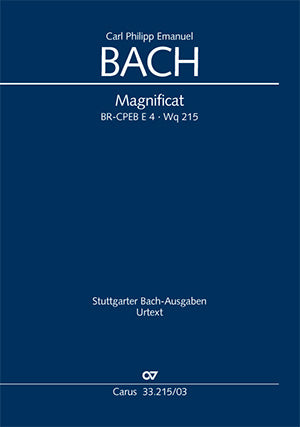 Magnificat, BR-CPEB E 4 (Wq 215)（ヴォーカル・スコア）