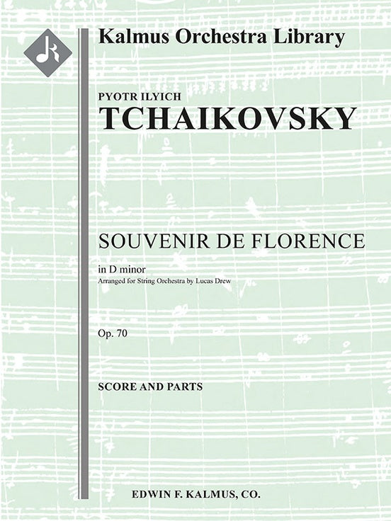 Souvenir de Florence, Op. 70 (arr. Drew)（スコアとパート譜セット）