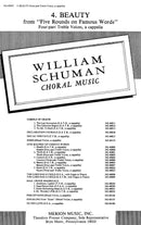 4. Beauty (SSAA a cappella)