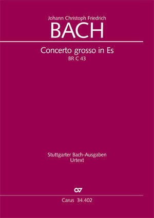 Concerto grosso per il Cembalo o Pianoforte (Concerto grosso für Cembalo oder Klavier), BR JCFB C 43 [score]