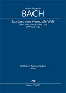 Jauchzet dem Herrn, alle Welt, BWV Anh. 160 (Score)