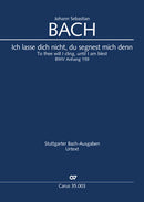 Ich lasse dich nicht, du segnest mich denn, BWV Anh. III 159 (Score)