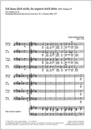 Ich lasse dich nicht, du segnest mich denn, BWV Anh. III 159 [score、表紙なし]