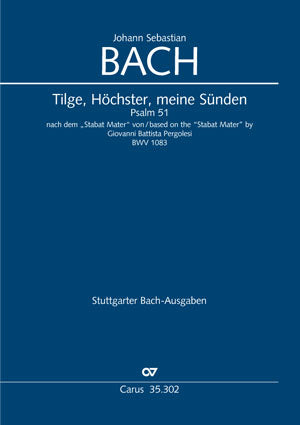 Tilge, Höchster, meine Sünden, BWV 1083 [score]