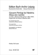 Missa sine nomine (Score)