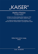 Markus-Passion（ヴォーカル・スコア）