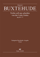 Nichts soll uns scheiden von der Liebe Gottes, BuxWV 77 (Score)