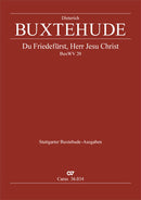 Du Friedefürst, Herr Jesu Christ, BuxWV 20 (Score)