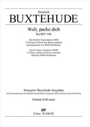 Welt, packe dich, BuxWV 106 (Score) 表紙なし