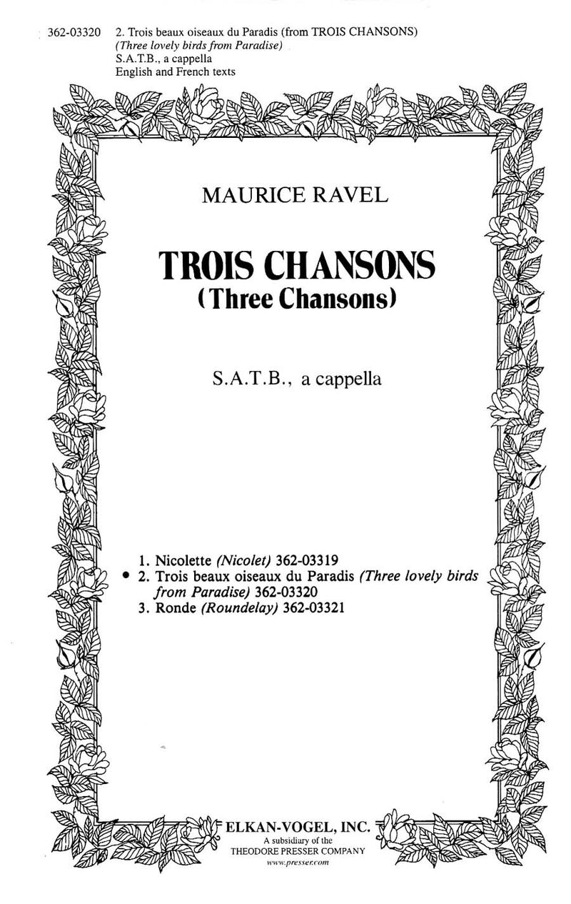 Trois Chansons: