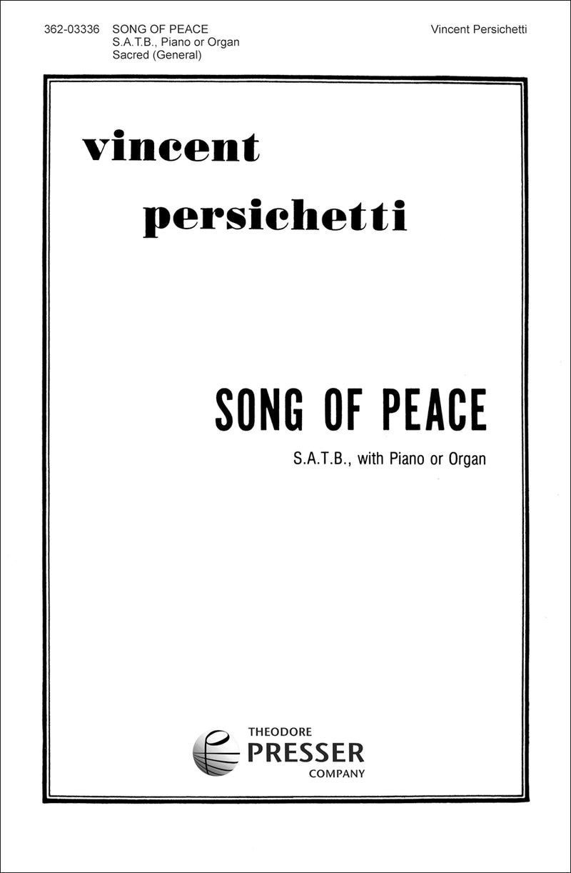 Song of Peace (SATB and Piano or Organ)