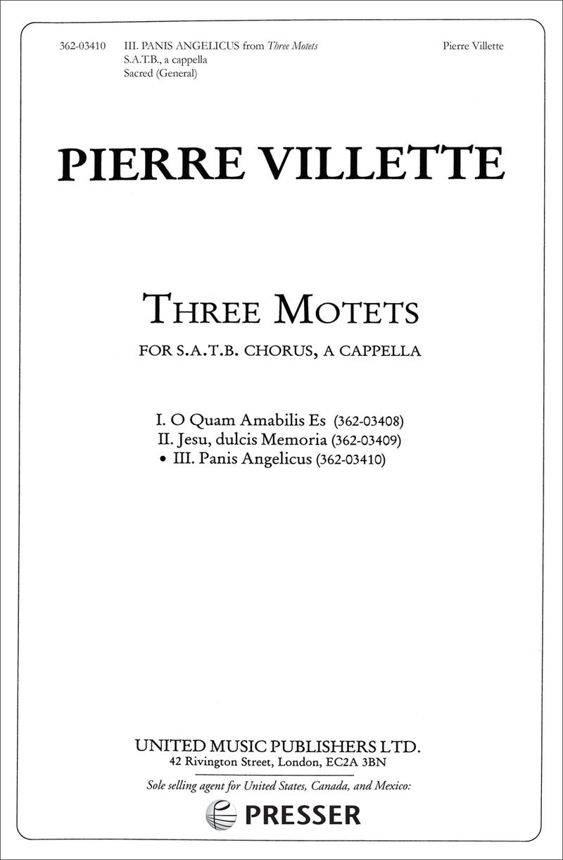 Iii. Panis Angelicus (From Three Motets)