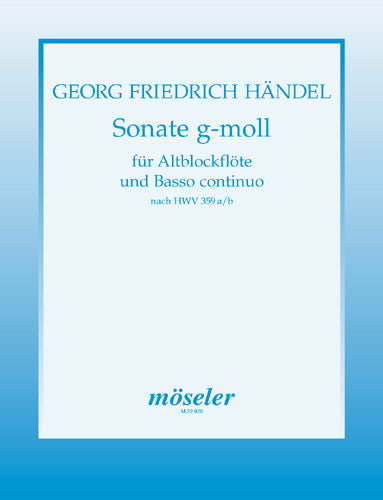 Sonate g-Moll HWV 359a/b