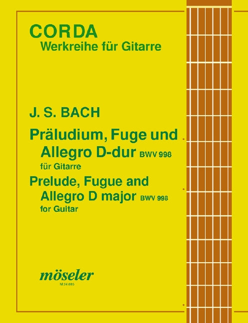 Präludium, Fuge und Allegro D-Dur (orig. Es-Dur) BWV 998