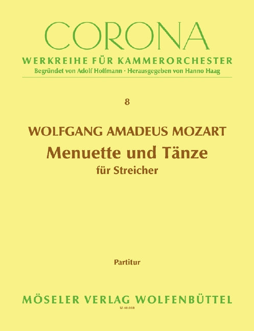 Menuette und Tänze (score)