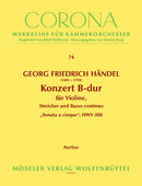 Konzert B-Dur HWV 288 (score)