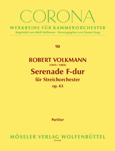 Serenade F-Dur op. 63 (score)