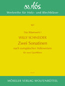 Zwei Sonatinen nach europäischen Volksweisen Book 1