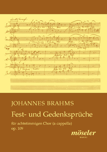 Fest- und Gedenksprüche op. 109