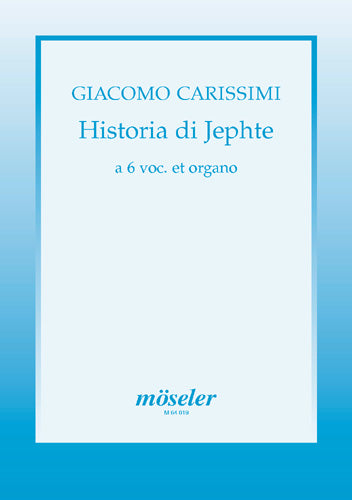 Historia di Jephte (score)