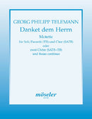 Danket dem Herrn (score)