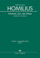 Frohlocke, Zion, dein Erlöser, HoWV II.5（ヴォーカル・スコア）