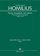 Preise, Jerusalem, den Herrn, HoWV II.169 (Score)