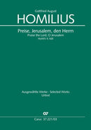 Preise, Jerusalem, den Herrn, HoWV II.169（ヴォーカル・スコア）