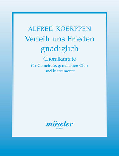 Verleih uns Frieden gnädiglich (score)