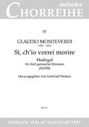 Sì, ch’io vorrei morire SV 89