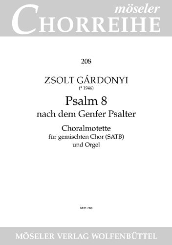 Psalm 8 nach dem Genfer Psalter