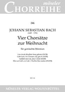 Vier Chorsätze zur Weihnacht
