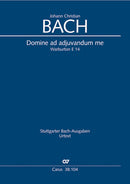 Domine ad adjuvandum me, Warb E 14 (Score)