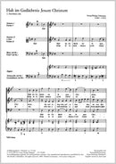 Halt im Gedächtnis Jesum Christum, TVWV 1:717/1