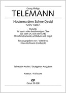 Hosianna dem Sohne David, TVWV 1:809/1