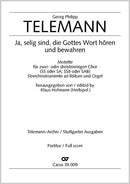 Ja, selig sind, die Gottes Wort hören, TVWV 1:949/1