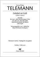 Gelobet sei Gott, TVWV 1:610/1